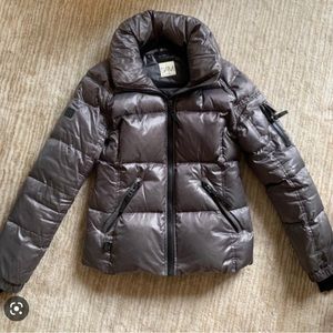SAM girls size 14 puffer jacket in anthracite - like new, also fits women 0/2